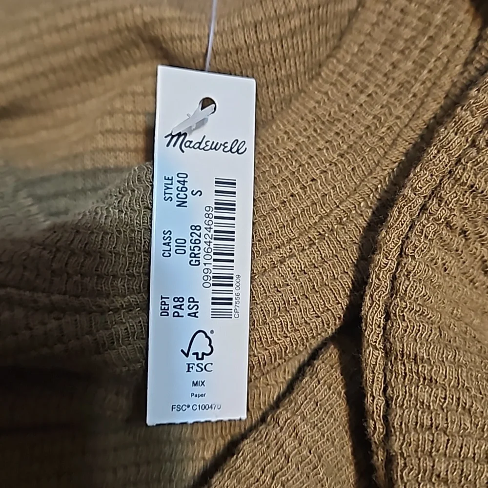NWT Madewell Pleated Top - Picture 10 of 10